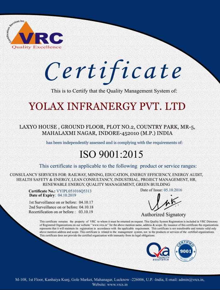 Yolax-Infranergy-iso-certificate